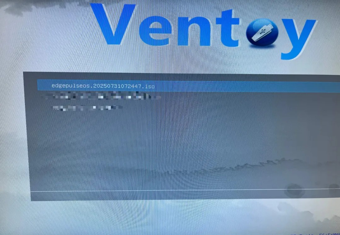 Ventoy启动选择界面